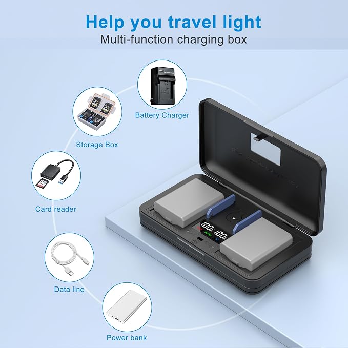 LP-E5 Camera Battery Multifunctional Charger Set Compatible - Image 4