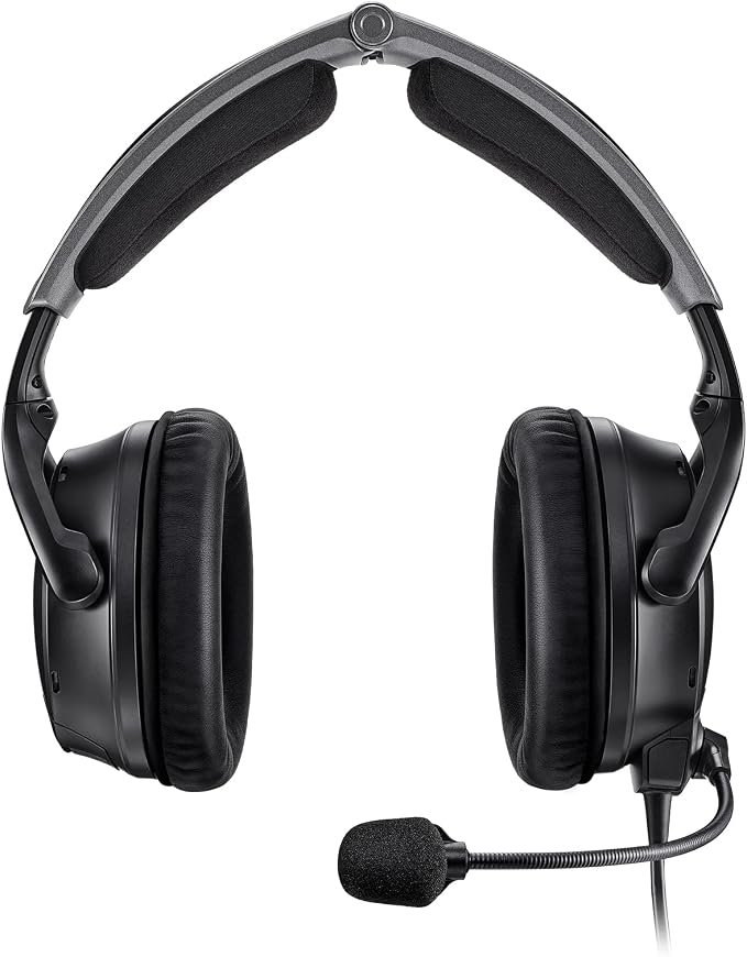 Bose A30 Bluetooth Aviation Headset - Lightweight Comfortable Design, Adjustable ANR and Noise Cancelling Microphone, [LEMO (6 pin)] – Black - Image 3