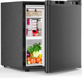 Electactic 1.6 Cu.ft Mini Fridge, Compact Single Reversible Door Refrigerator, Adjustable Thermostat, Ultra Quiet, Energy Efficient for Office, Dorm, Bedroom, Apartment -Black by Electactic