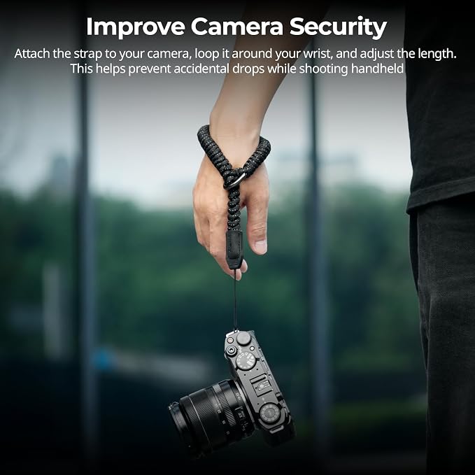 SMALLRIG Camera Wrist Strap, Universal Braided Camera Hand Strap, Adjustable - Image 4