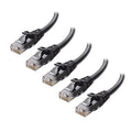 Cable Matters 10Gbps 5-Pack Snagless Cat 6 Ethernet Cable - 14ft by CableMatters