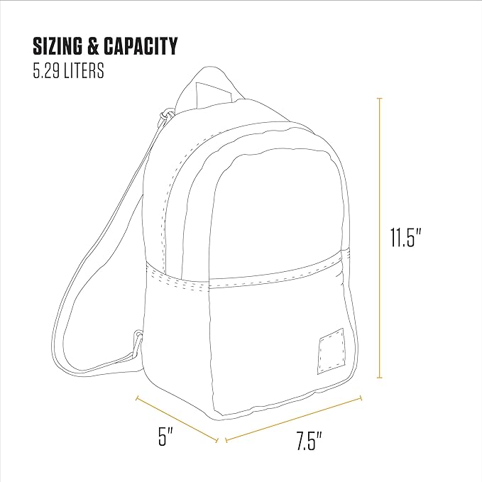 Carhartt Classic Mini Backpack, Water-Resistant Backpack - Image 4