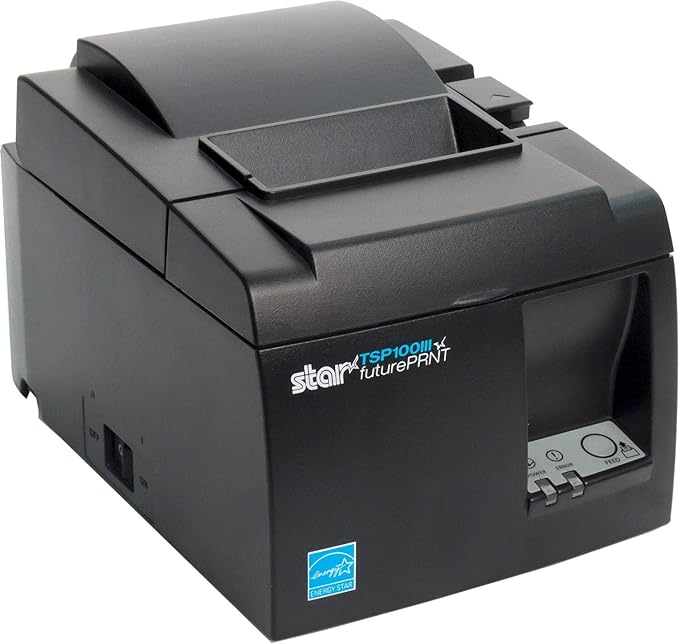 Star Micronics TSP100 Series, Monochrome, Thermal Receipt Printer, USB Cable - Image 2