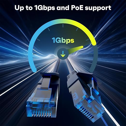 Cat6 Ethernet Cable 2 FT, Snagless Short Cat 6 Patch Cord, RJ45 Pure Copper - Image 2