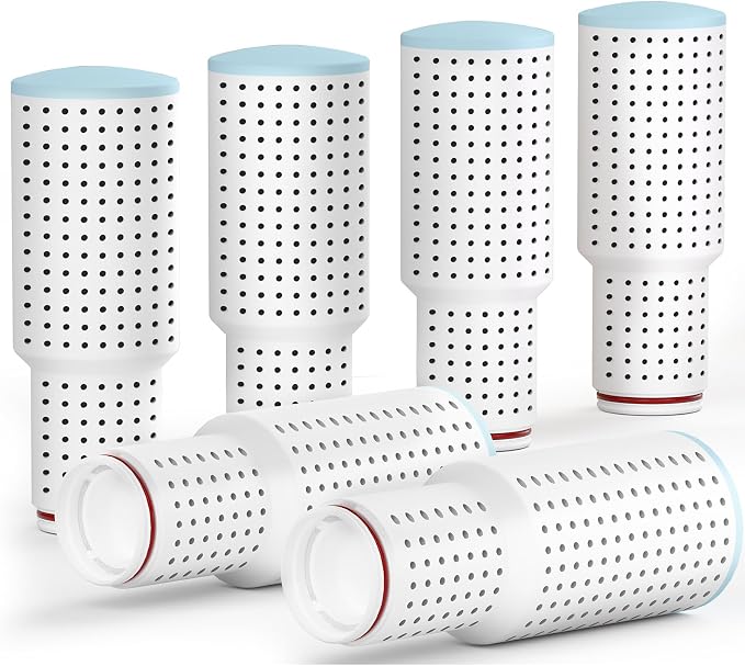 Leemone 6-Pack Humidifier Demineralization Cartridge Compatible with Dreo Humidifiers HM311/311S, HM306, HM409S, Prevents Hard Water Build-Up, Filters Mineral Deposits, Eliminate White Dust, renew by Leemone