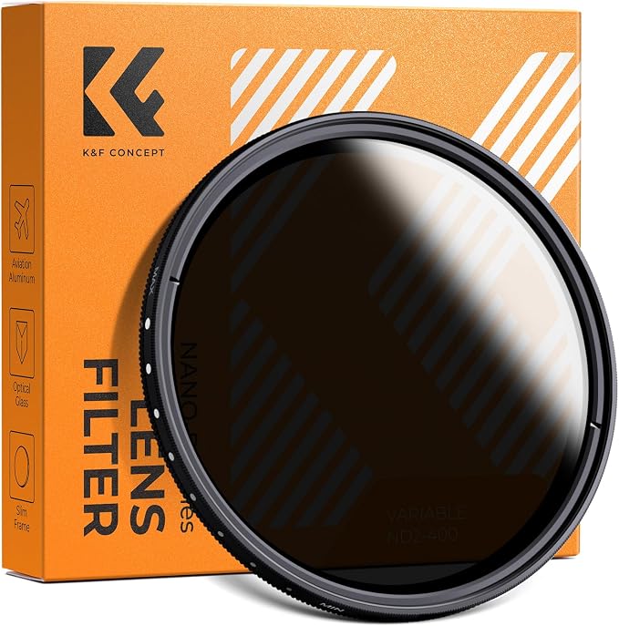 K&F CONCEPT 67mm Variable ND2-ND400 ND Lens Filter by KFCONCEPT