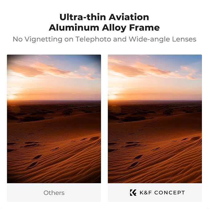 K&F CONCEPT 37mm Shockproof & Ultra Low Reflectivity MCUV Lens Protection Filter - Image 7