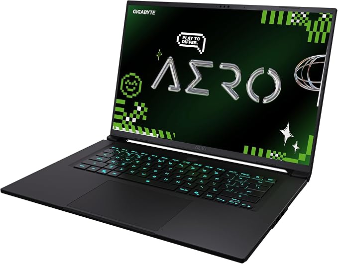 GIGABYTE AERO X16, Copilot+ PC - 165Hz 2560x1600 WQXGA - Manufactured by NVIDIA GeForce RTX 5070 - AMD Ryzen AI 9 HX 370-1TB SSD with 32GB DDR5 RAM - Windows 11 Home - Space Gray - 2WHA3USC64AH - Image 10