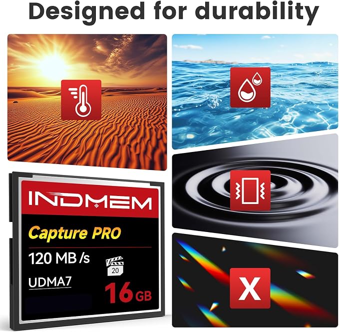CF Card 16GB, CF Memory Card High Speed UDMA Camera Cards Designed - Image 7