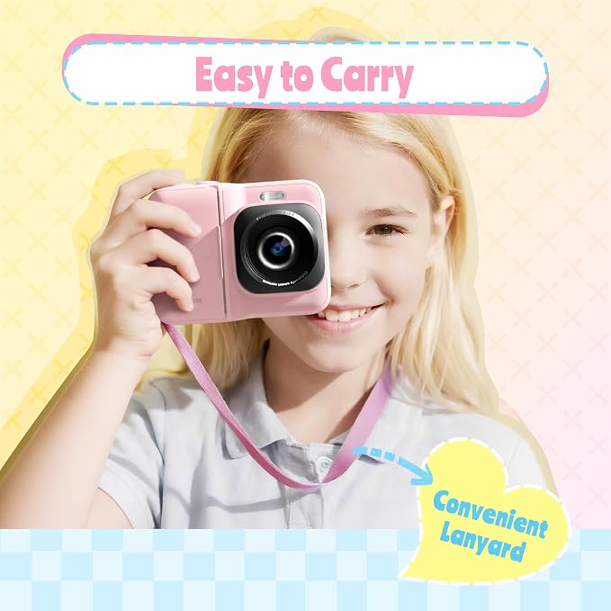 Instant Print Camera for Kids, Christmas Birthday Gifts for Girls Boys Age 3-12 - Image 8