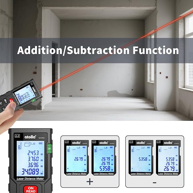 atolla Laser Measure, Digital Laser Distance Meter - Image 3