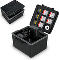 JJC DSLR Camera Battery & SD Micro SD XQD Card Case Holder by JJC