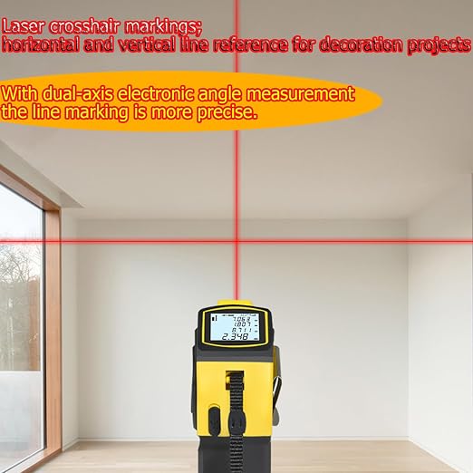 tape measure 4-in-1 laser Digital Measuring Tape & 80m/262ft Laser Distance - Image 5