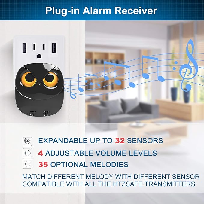 Driveway Alarm- 1/2 Mile Long Range Wireless Driveway Alarm Weather Resistant - Image 5