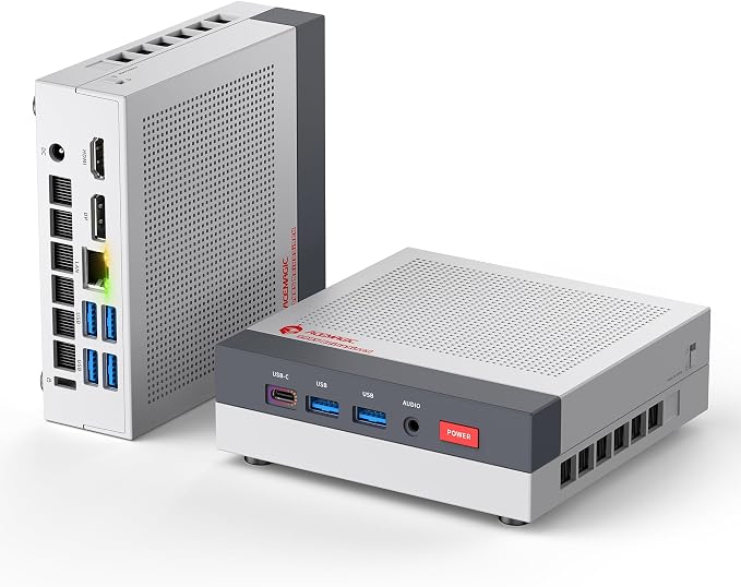 ACEMAGIC X3 Mini Gaming PC Ryzen 7 H 255 Radeon 780M 16GB 1TB Windows11 Pro | 54W Unlocked Performance, Retro Console, 8K Triple Screen, Quiet Cooling, 2.5G LAN, 6×USB Ports Gaming & Content Creation by ACEMAGIC