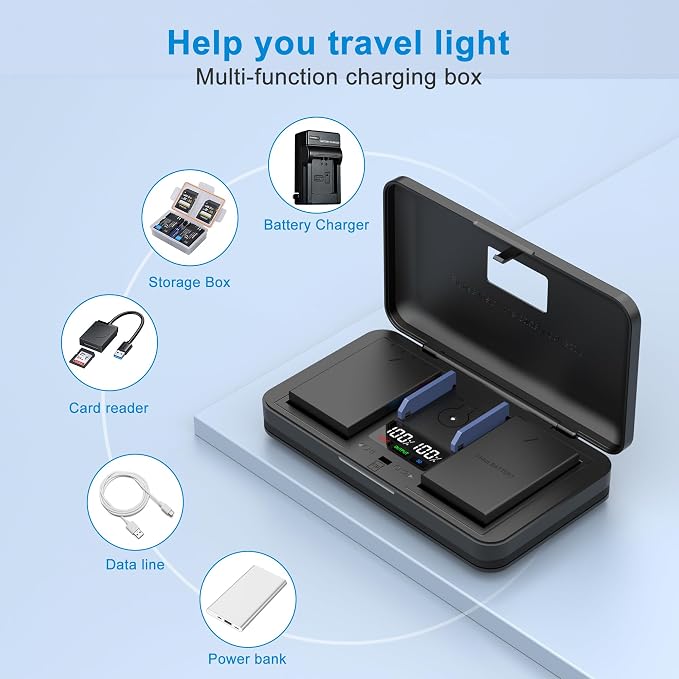 NP-140 Camera Battery Multifunctional Charger Set Compatible - Image 4