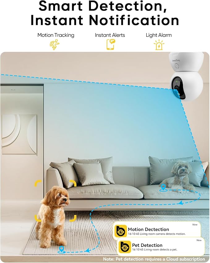 BoyKeep 2K Cameras for Home Security, Pet Camera Indoor - Image 6