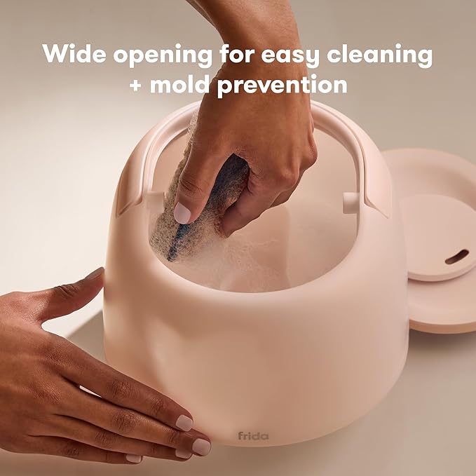 Frida Baby 3-in-1 Cool Mist Humidifier for Large Rooms, Top Fill Humidifier for Bedroom, Allergy Relief, 60 Hour Runtime + Nightlight, Auto Shut-Off, Quiet, Carry Handle, Essential Oil Diffuser - Image 5