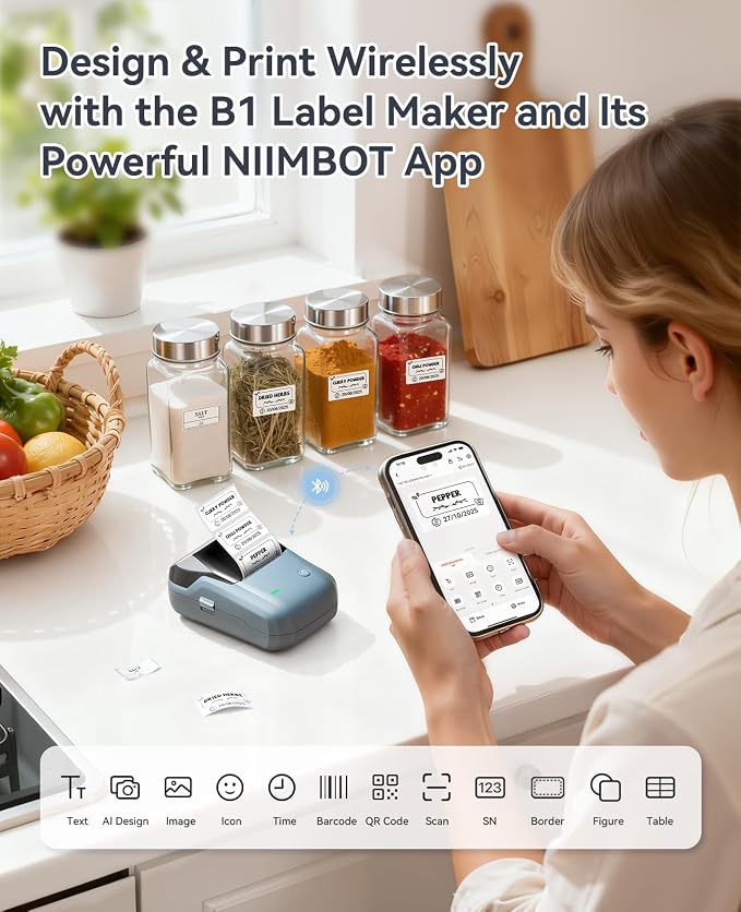 NIIMBOT B1 Label Maker Machine - Image 2