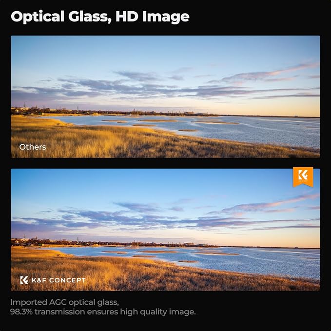 K&F CONCEPT 77mm MCUV Lens Protection Filter 18 Multi-Coated Camera Lens UV - Image 3