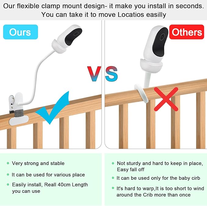 AOZTSUN Baby Monitor Mount, Compatible - Image 3