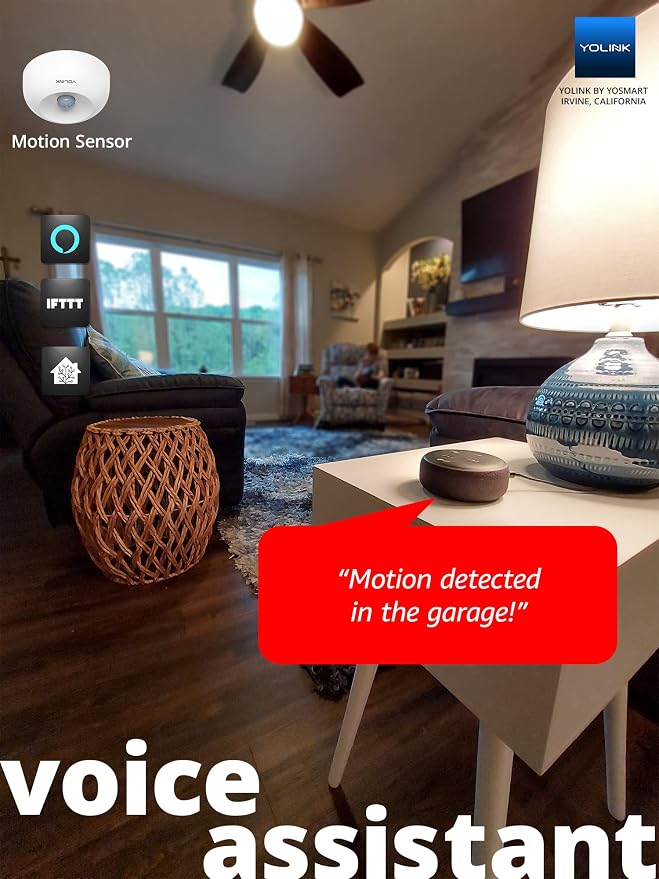 YoLink SpeakerHub & One Motion Sensor Smart Home and Security Kit – Audio Hub - Image 2