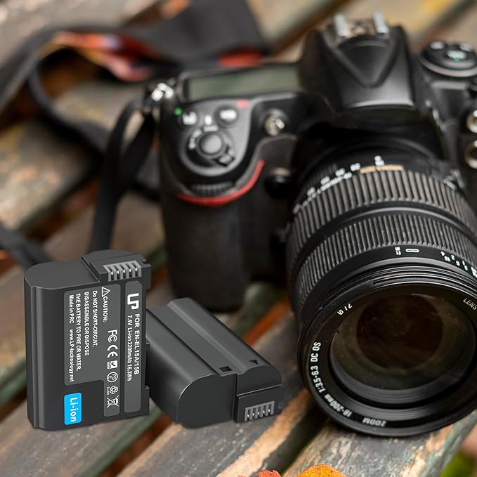EN-EL15 Battery Pack, LP 2-Pack EN-EL15 EN EL15a Rechargable Li-ion Replacement - Image 7