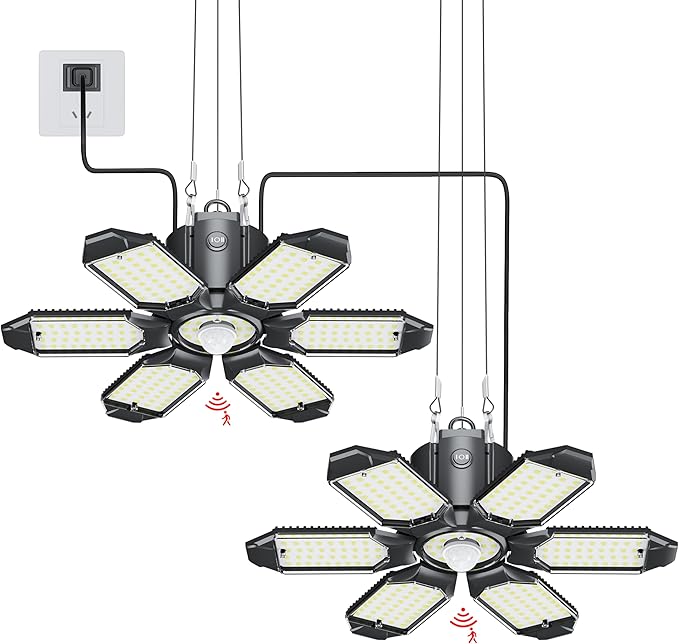 Plug in Garage Light with Motion Sensor by Craftersmark