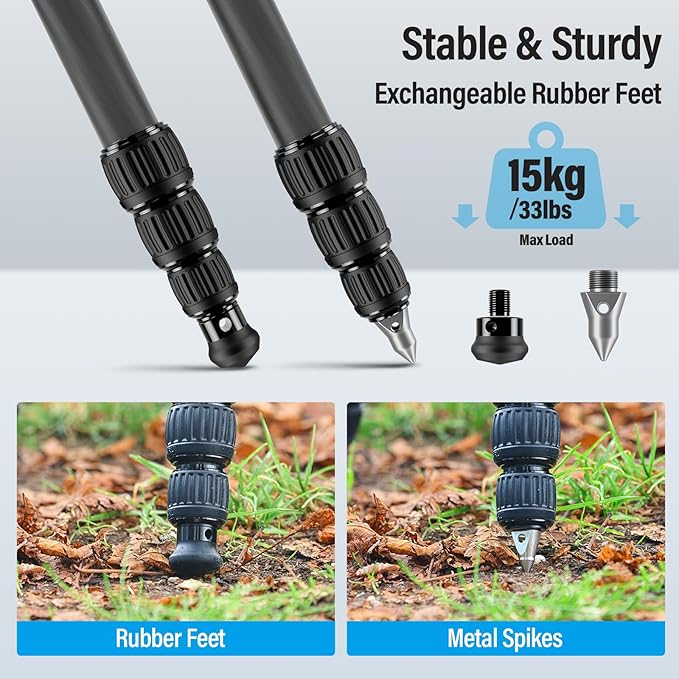 SIRUI AM-284 Carbon Fiber Tripod - Image 6