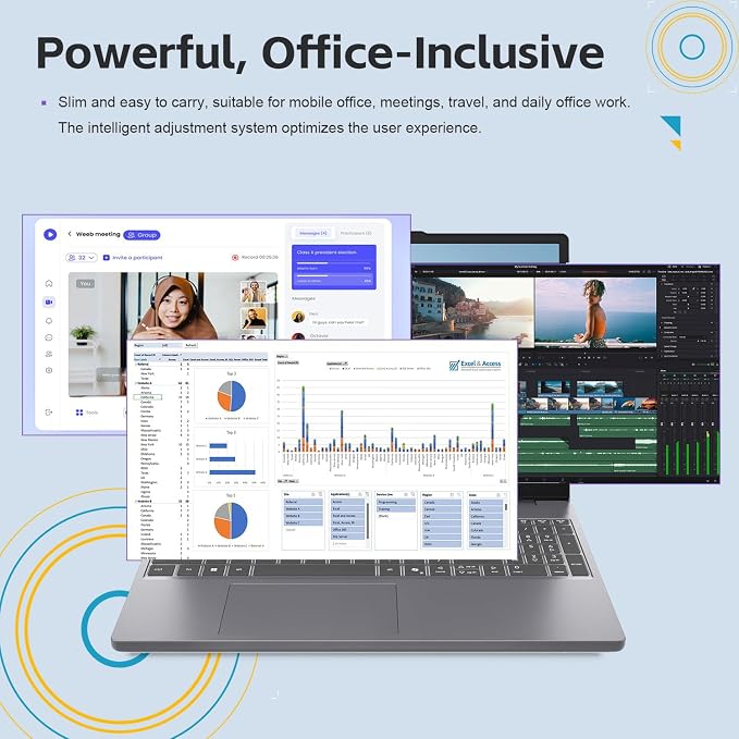 Lenovo 2026 Premium Business Student Laptop, 13th Gen Intel Core i5-13420H | 8-Core Processor, 8GB DDR5, 512GB SSD, 15" WUXGA Display, Microsoft 365, WiFi 6, Windows 11, Lightweight, Long Battery Life - Image 6