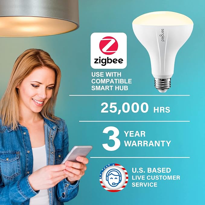 Sengled Zigbee BR30 Smart Bulb, Works - Image 3