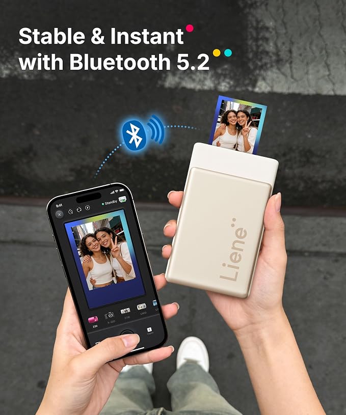 Liene Pearl N200 Pro Portable AI Photo Printer, Instant Mini Picture Printer - Image 8