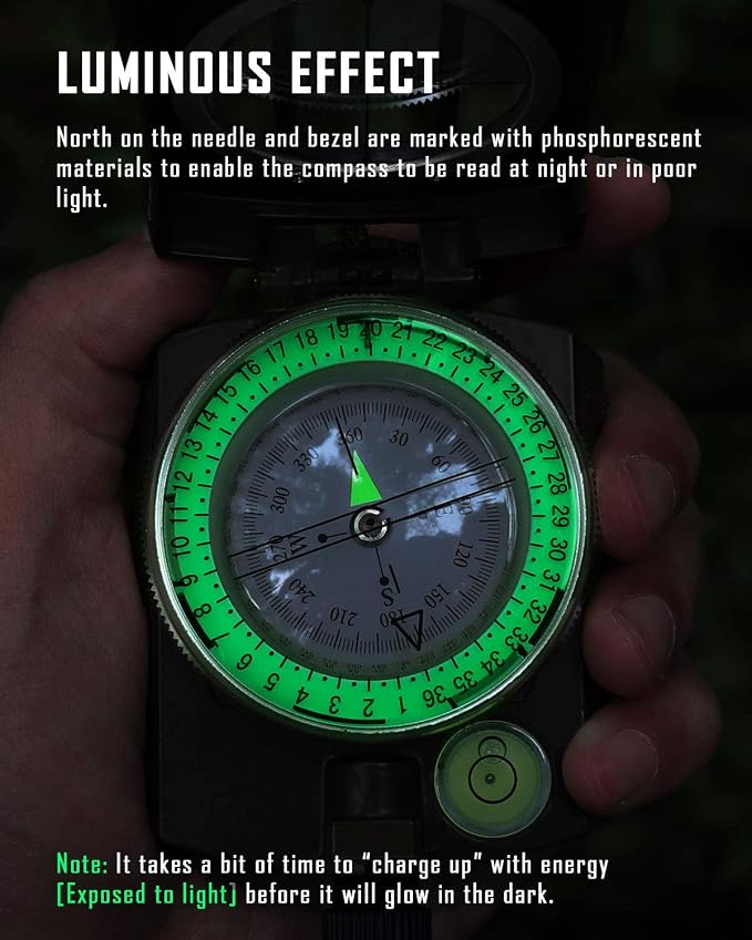 Eyeskey Multifunctional Tactical Survival Military Compass - Image 6
