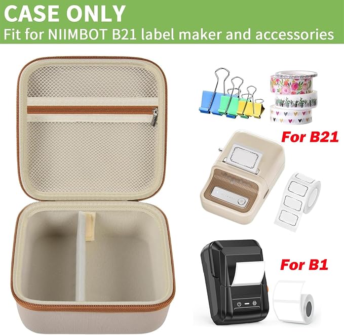 ALKOO Case Compatible with NIIMBOT B21 / Pro / B1 Label Maker Wireless Thermal - Image 2