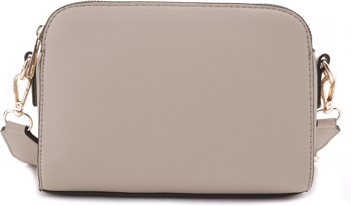 EVVE Crossbody Bags for Women Trendy Triple Zip Small Crossbody Camera Bag Purse - Image 3
