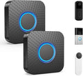 2 Pack Smart Wireless Doorbell Chime, 3 in 1 Doorbell Extender by Unknown