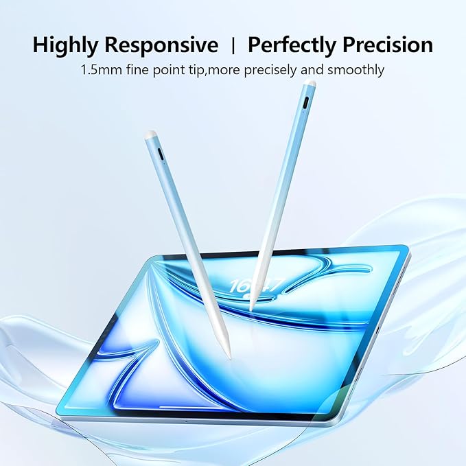 Stylus Pen for iPad 6th-11th Generation-2X Fast Charge Active Pencil Compatible - Image 2