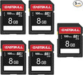 5-Pack of SD Card 8GB EASTBULL Class 10 SD Card U1 V30 High-Speed 100MB/s Read by EASTBULL