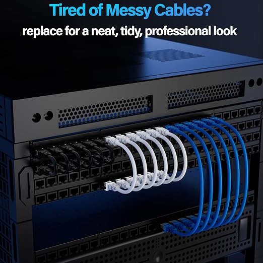 Cat6 Ethernet Cable 10Gbps 2 feet, UTP Ethernet Cable Cat 6, Flexible Bare - Image 5