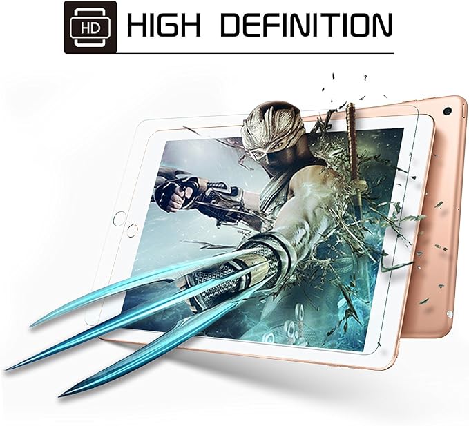SPARIN 2 Pack Screen Protector for iPad 6th 5th Generation/iPad Air 2 9.7 inch - Image 8