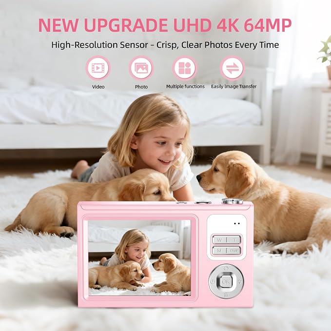Digital Camera for Kids & Beginners, 4K Digital Camera - Image 2