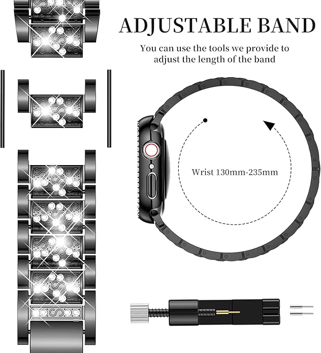 Mosonio Compatible with Apple Watch Band 38mm 40mm 41mm 42mm 44mm 45mm 46mm - Image 6