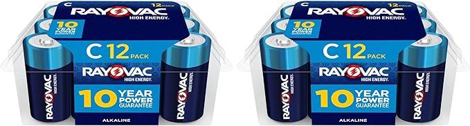 Rayovac C Batteries, C Cell Battery by Rayovac