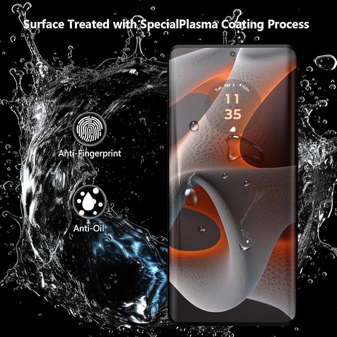 3+2 Pack Screen Protector for Motorola Edge 50 Pro Flexible TPU Film - Image 4
