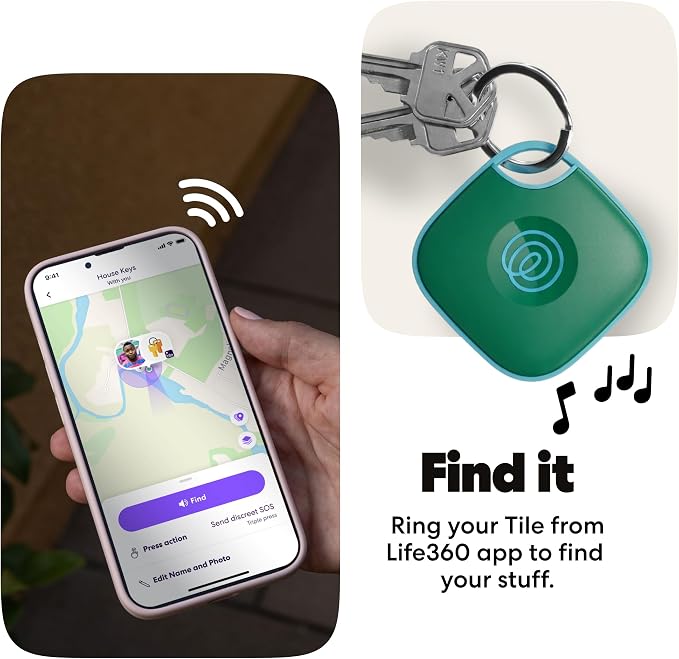 Life360 Tile - Bluetooth Tracker, Keys Finder and Item Locator - Image 4