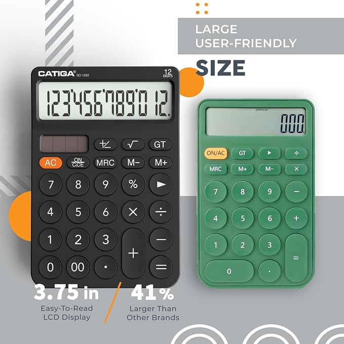 CATIGA 12 Digit Desktop Calculator - Image 2
