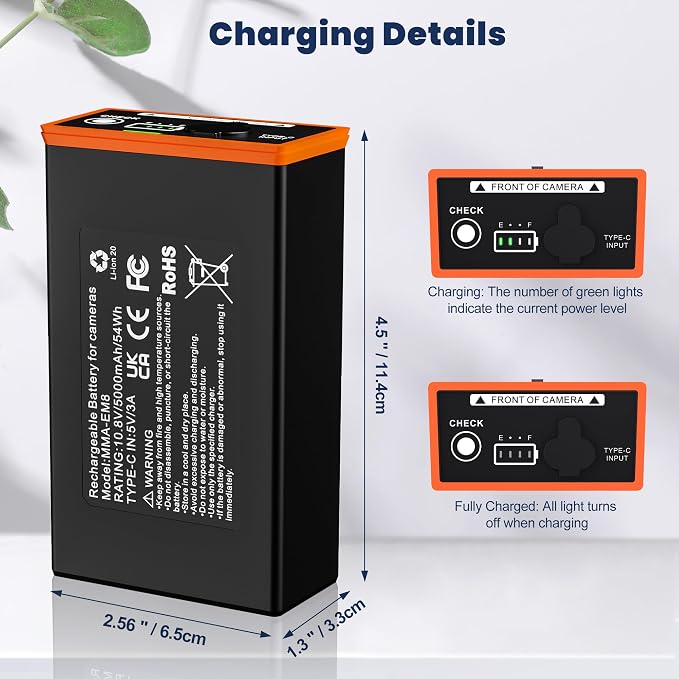 1-Pack 5000mAh Replacement Battery - Image 6