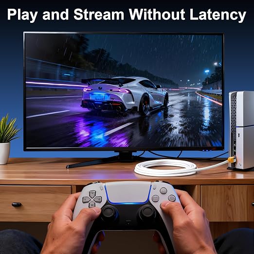 Cat 8 Ethernet Cable 25 ft, 40Gbps High Speed Gaming Network Cable 2000MHz - Image 6