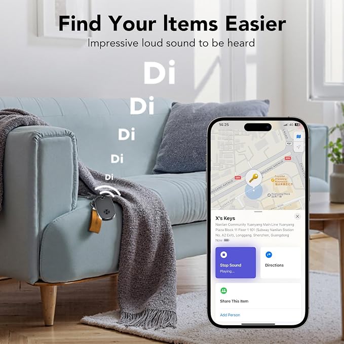 Tracker Tags-4 Pack, Keys Finder and Item Locator - Image 4