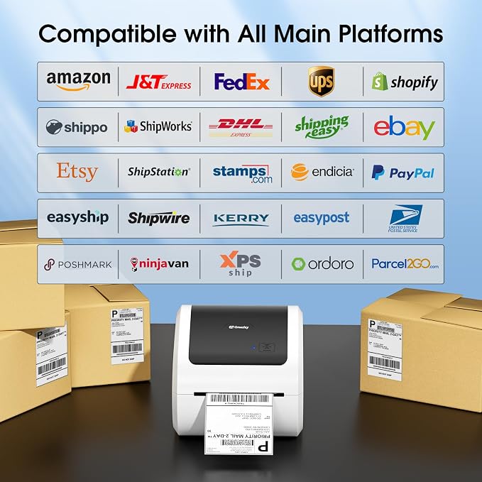 Bluetooth Shipping Label Printer 4x6 - Image 5